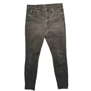 Gap Jeans Womens Black 30 True Skinny